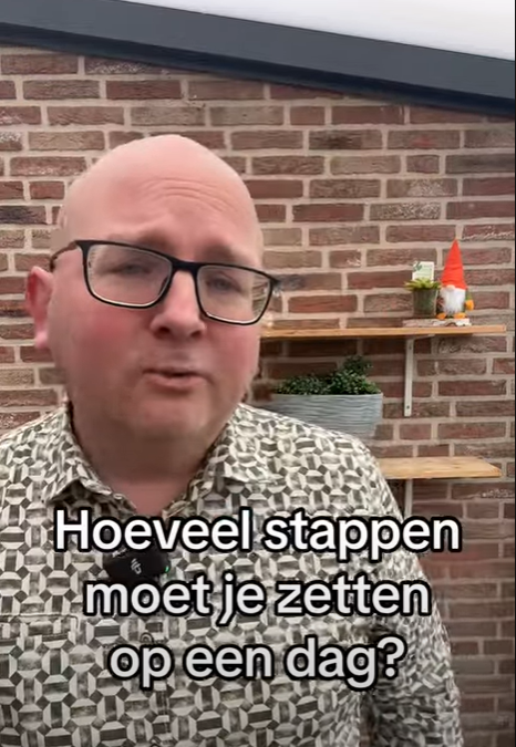 Hoeveel stappen moet ik zetten?