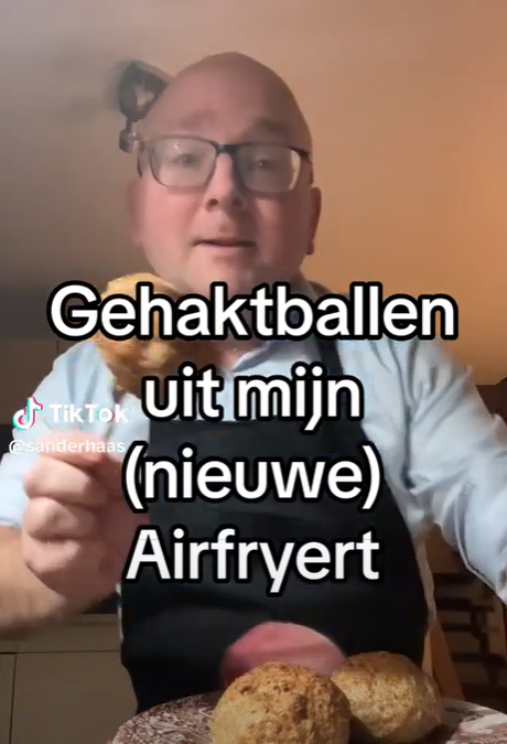 Gehaktballen uit de airfryer