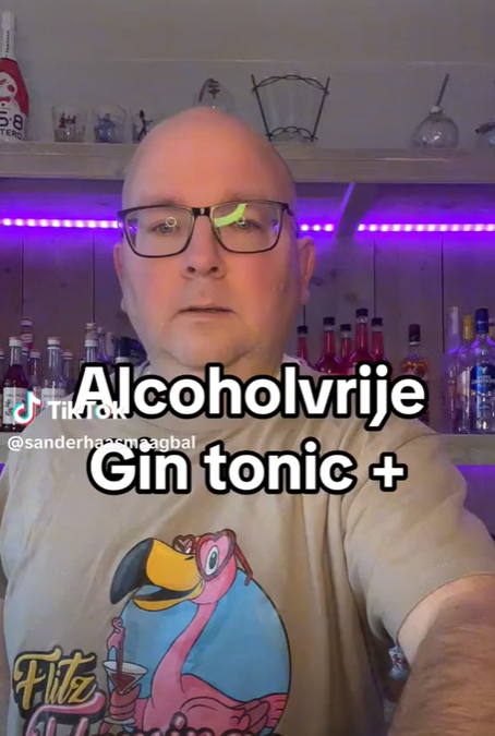 Alcoholvrije gin tonic